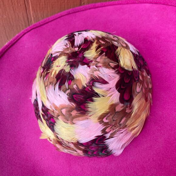 Jack Mcconnell New York Ladies Felt Hat W/ Feathers main image 5